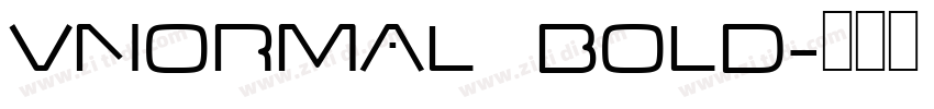 VNormal Bold字体转换